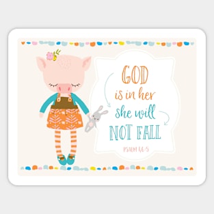 Psalm Scripture Art for Kids Sticker